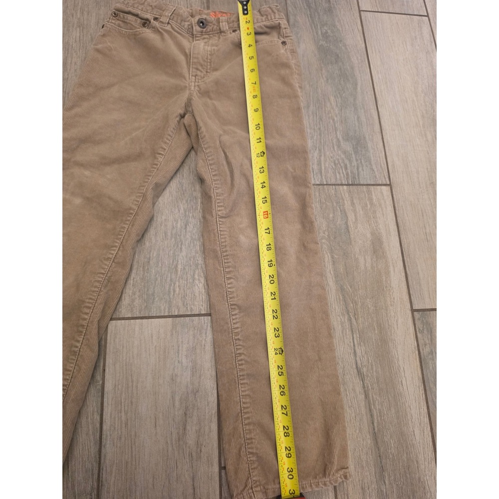 Crewcuts Boys Tan Corduroy Straight Leg Pants Adjustable Waist Khaki Size 8 - Picture 9 of 13